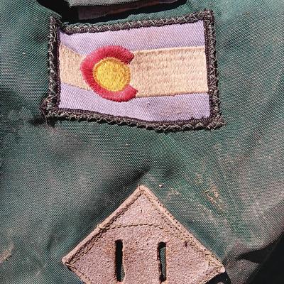 Camp trailer Metal frame Pack with Drinking bottle and more