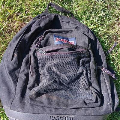 Jansport Day hike bag with rain gear and more