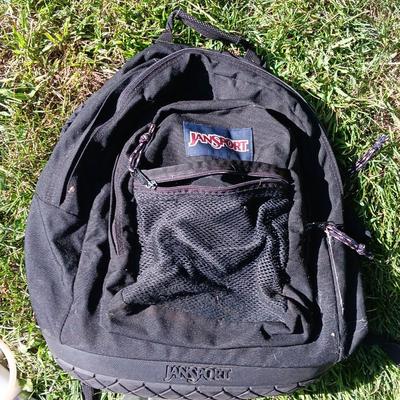 Jansport Day hike bag with rain gear and more