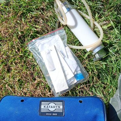 Jansport Day hike bag with rain gear and more