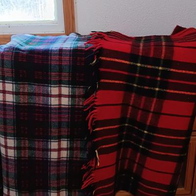 REI Wool like blanket and a nice throw banket