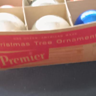 Shiny Brite Christmas ornament glass bulbs Vintage Christmas