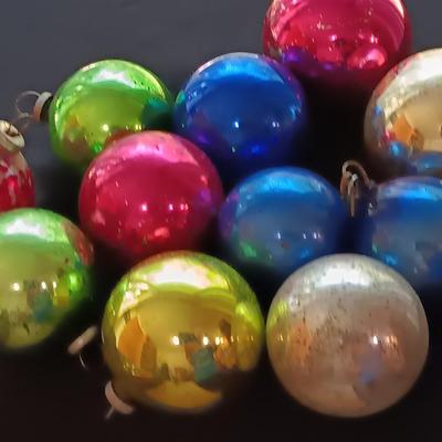 Shiny Brite Christmas ornament glass bulbs Vintage Christmas