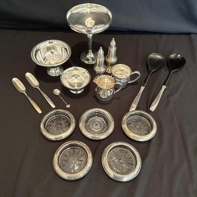 Sterling Silver Salt and Pepper Shakers, Candy Dishes and More (LR-KL)