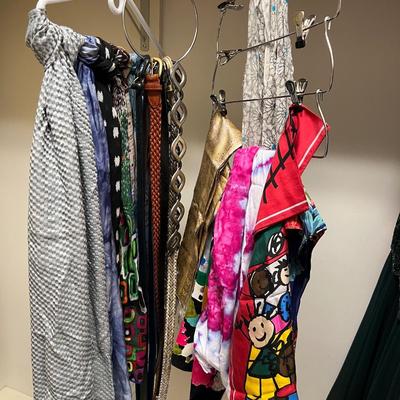 US Sherpa, Pure Silk & More Scarves Plus Belts (PC2-RG)