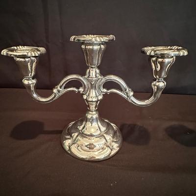 Sterling Silver Candelabras & Gorham Sterling Candle Holders (LR-KL)