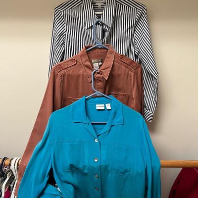 Chicoâ€™s, Lands End, Liz Claiborne & More Size Medium Tops (PC2-RG)