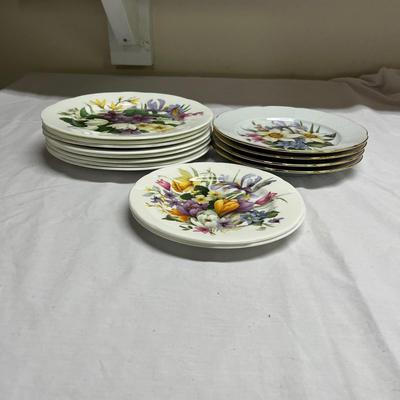 Email De Limoges Plates & More Floral Dishes (S-MG)