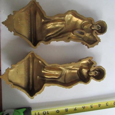 Vintage Syroco USA 1969 Angel Wall Plaques