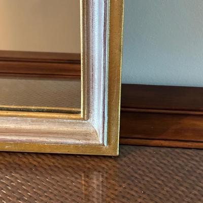 Gold and Silver Finish on Wooden Framed Mirror (EW-KL)