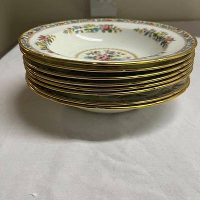 Eight Coalport Bone China Bowls in Ming Rose Pattern (S-MG)