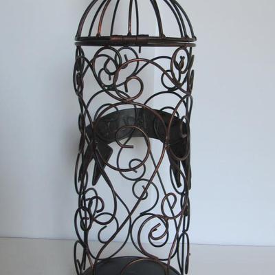 Lot 38:  Metal Wine Bottle Holder