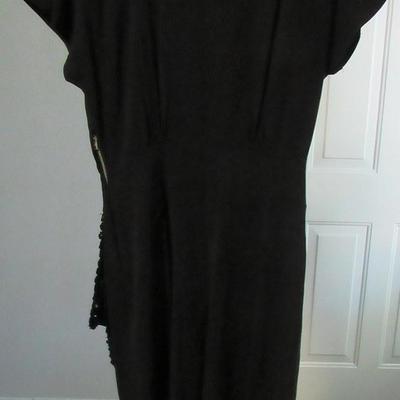 Lot 50:  Vintage Ladies Black Dress With Sequins
