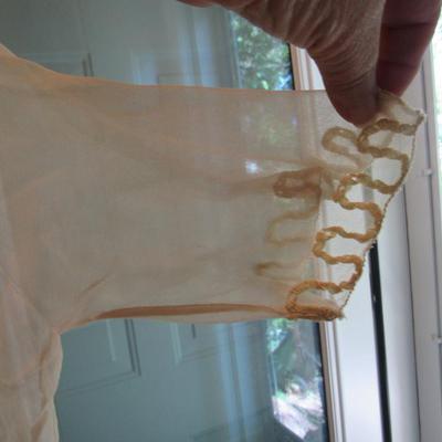 Lot 55:  Antique Very Thin Fragile Sheer Top With Ribbon Trim