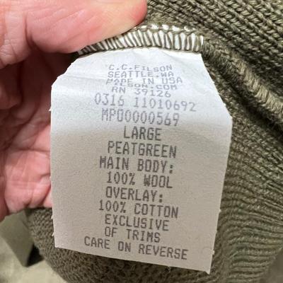 Filson, Patagonia & More Menâ€™s Outerwear Plus Sweaters Size L (PC1-RG)