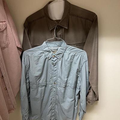 Menâ€™s Size L Shirts - Columbia, Lands End, LL Bean & More (PC2-RG)