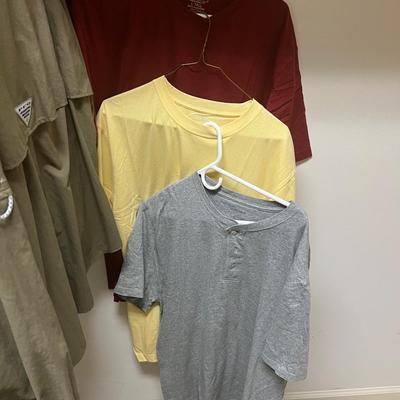 Menâ€™s Size L Shirts - Columbia, Lands End, LL Bean & More (PC2-RG)