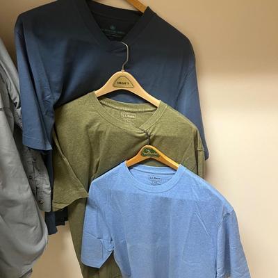 Menâ€™s Size L Shirts - Columbia, Lands End, LL Bean & More (PC2-RG)