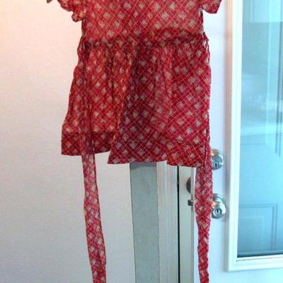 Lot 57:  Vintage Childs Dress Sheer Lightweight Dress, No Makers Labels