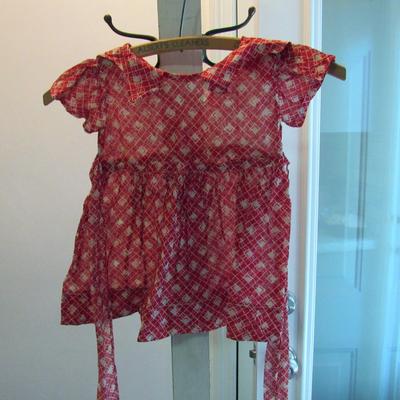 Lot 57:  Vintage Childs Dress Sheer Lightweight Dress, No Makers Labels