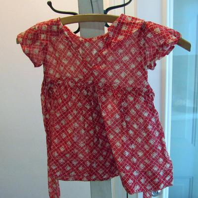 Lot 57:  Vintage Childs Dress Sheer Lightweight Dress, No Makers Labels