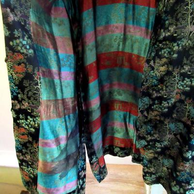 Lot 58:  Vintage 42" Long Tapestry Style Over Coat, Size Unknown, Very Nice Condition