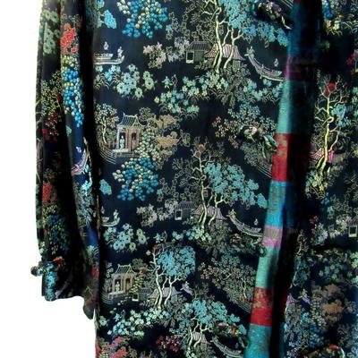 Lot 58:  Vintage 42" Long Tapestry Style Over Coat, Size Unknown, Very Nice Condition