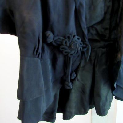 Lot 61:  Antique Black Fancy Short Jacket Top, Read Description, See All Photos