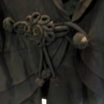 Lot 61:  Antique Black Fancy Short Jacket Top, Read Description, See All Photos