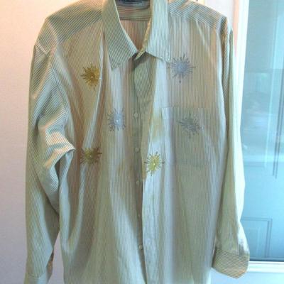 Lot 62: Men's Vintage Button Down Shirt, 17 1/2 XL, Mili Designs
