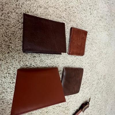 Coach, Brighton, Columbia & More Menâ€™s Leather Belts Plus Wallets (PC1-RG)
