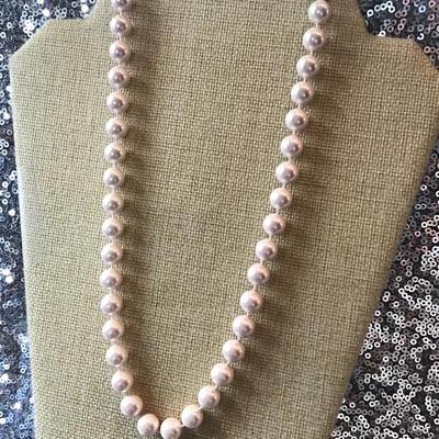 Vintage Baby Pink Necklace