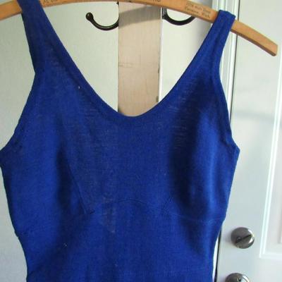 Lot 67:  Vintage Ladies Swim Suit, 1 Piece, Shorts Under Skirt, Web Foot USA, Size 36