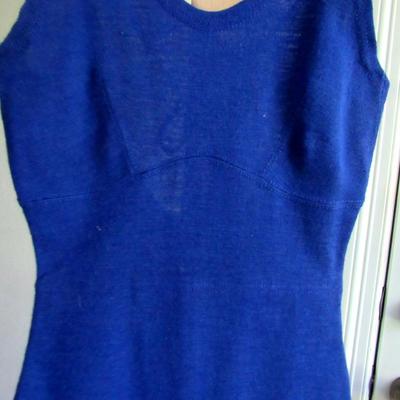 Lot 67:  Vintage Ladies Swim Suit, 1 Piece, Shorts Under Skirt, Web Foot USA, Size 36