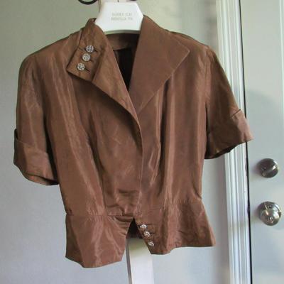 Lot 71: Nice Vintage 1950s Ladies 2 Piece Long Dress and Jacket Set, Ann Kauffmen, See All Photos