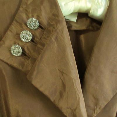 Lot 71: Nice Vintage 1950s Ladies 2 Piece Long Dress and Jacket Set, Ann Kauffmen, See All Photos