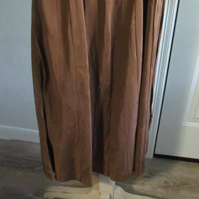 Lot 71: Nice Vintage 1950s Ladies 2 Piece Long Dress and Jacket Set, Ann Kauffmen, See All Photos