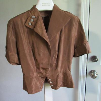 Lot 71: Nice Vintage 1950s Ladies 2 Piece Long Dress and Jacket Set, Ann Kauffmen, See All Photos