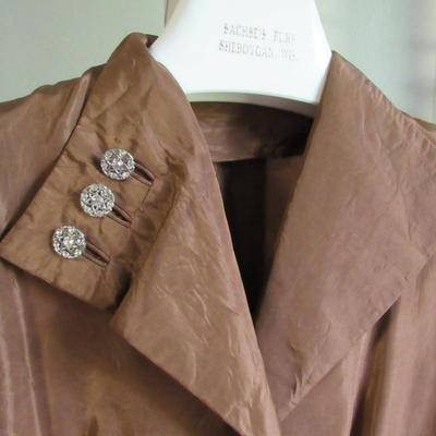 Lot 71: Nice Vintage 1950s Ladies 2 Piece Long Dress and Jacket Set, Ann Kauffmen, See All Photos
