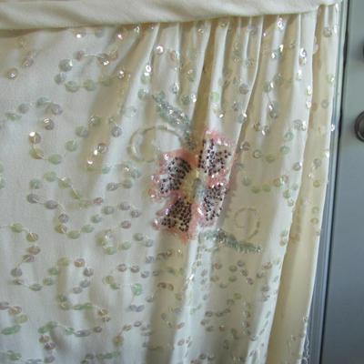 Lot 72: Vintage Fancy Sequinned Dress, Partially Machine and Hand Sewn, No Labels, Size Unknown