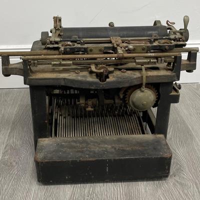 Antique 1894 Remington Standard Typewriter No. 6.