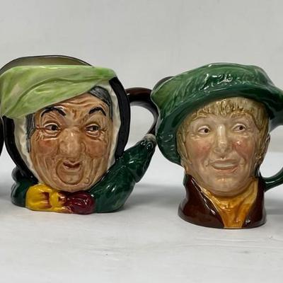 Vintage Lot of Four Royal Doulton mugs/ Robinhood etc.