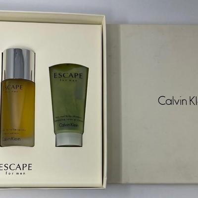 Calvin Klein two Hair and Body Shampoo/ Escape Eau de toilette for men/ Box