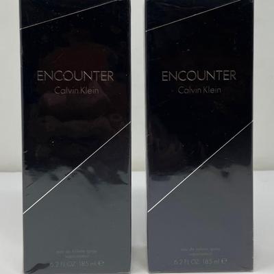 Two Calvin Klein Encounter for Men spray Cologne 6.2 OZ 185 ml bottle/ sealed