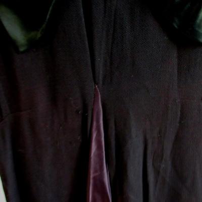 Lot 81: Vintage Black Dress With Huge Bow at Neckline