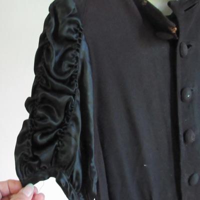 Lot 81: Vintage Black Dress With Huge Bow at Neckline