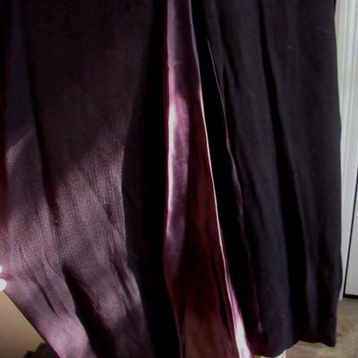 Lot 81: Vintage Black Dress With Huge Bow at Neckline