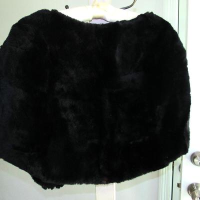 Lot 82: Vintage Black Short Cape, Very Nice