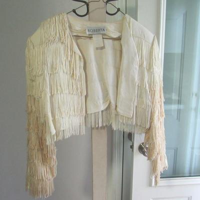 Lot 86: 1960-70s GoGo Short Jacket With Fringe, Roberta, Medium