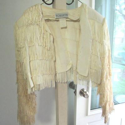 Lot 86: 1960-70s GoGo Short Jacket With Fringe, Roberta, Medium